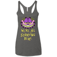 T-Shirts Premium Heather / X-Small We're all starving Women's Triblend Racerback Tank
