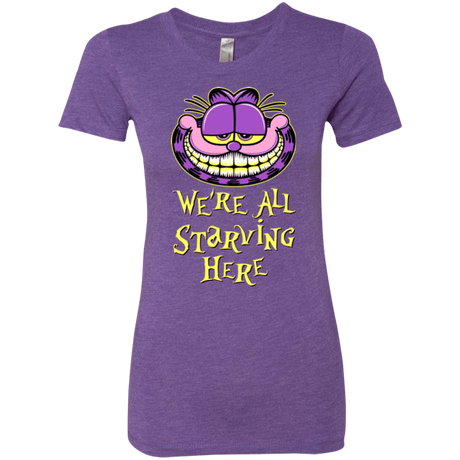 T-Shirts Purple Rush / Small We're all starving Women's Triblend T-Shirt