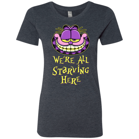 T-Shirts Vintage Navy / Small We're all starving Women's Triblend T-Shirt