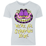 T-Shirts Heather White / YXS We're all starving Youth Triblend T-Shirt
