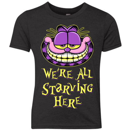 T-Shirts Vintage Black / YXS We're all starving Youth Triblend T-Shirt