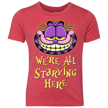 T-Shirts Vintage Red / YXS We're all starving Youth Triblend T-Shirt