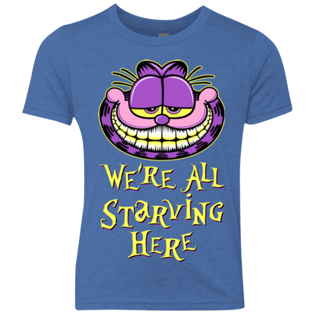 T-Shirts Vintage Royal / YXS We're all starving Youth Triblend T-Shirt