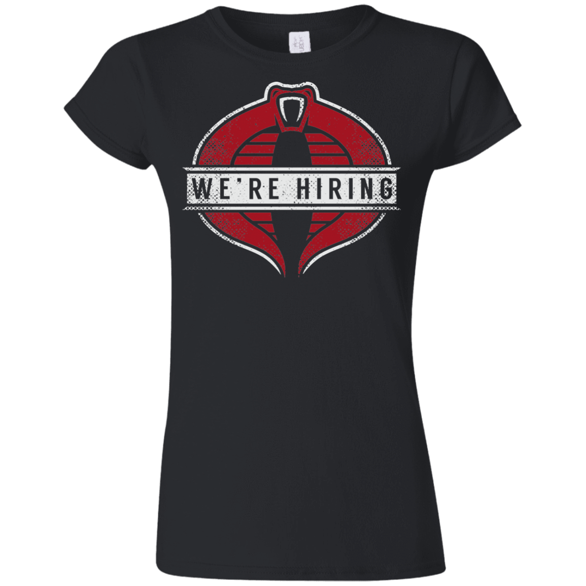 T-Shirts Black / S We're Hiring Junior Slimmer-Fit T-Shirt