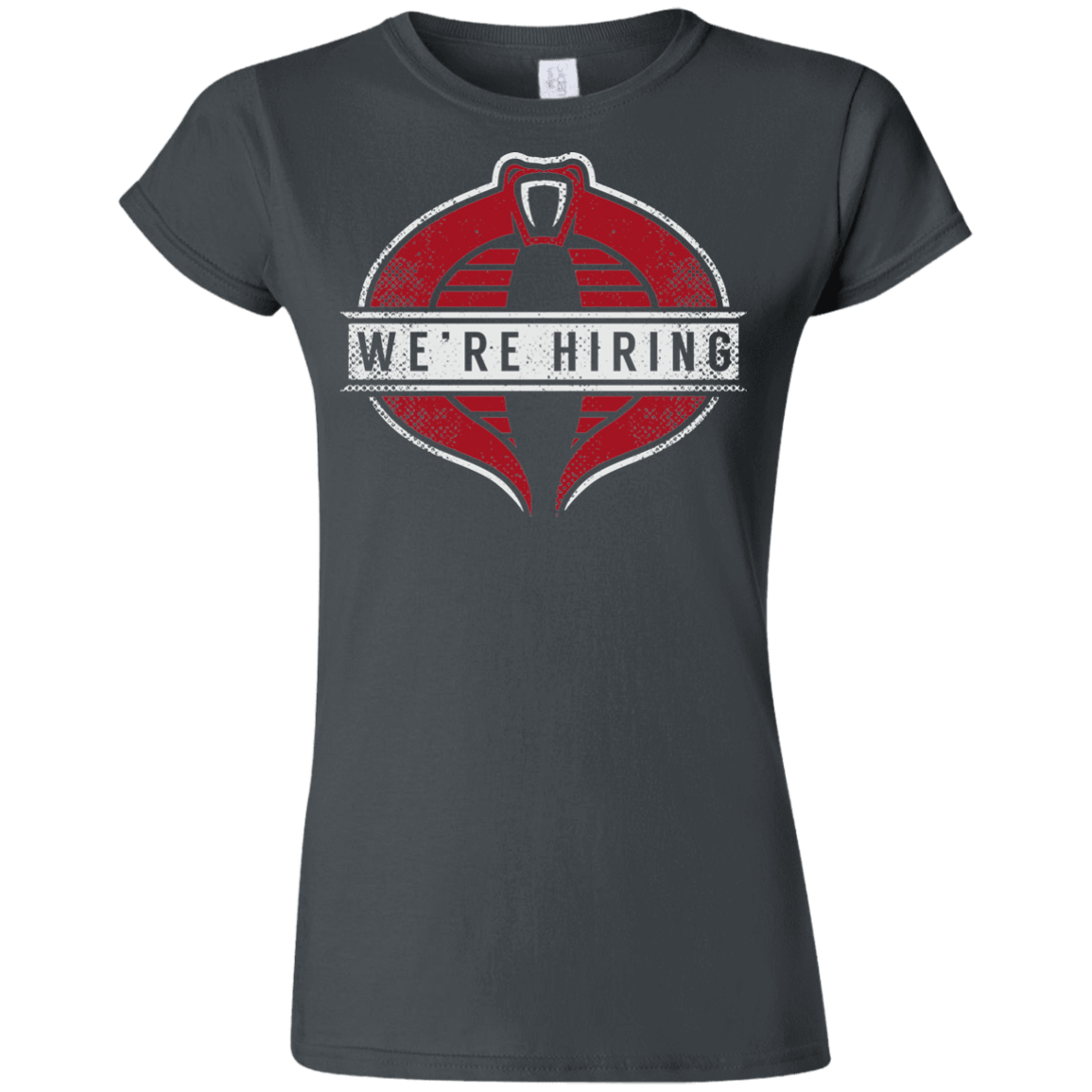 T-Shirts Charcoal / S We're Hiring Junior Slimmer-Fit T-Shirt