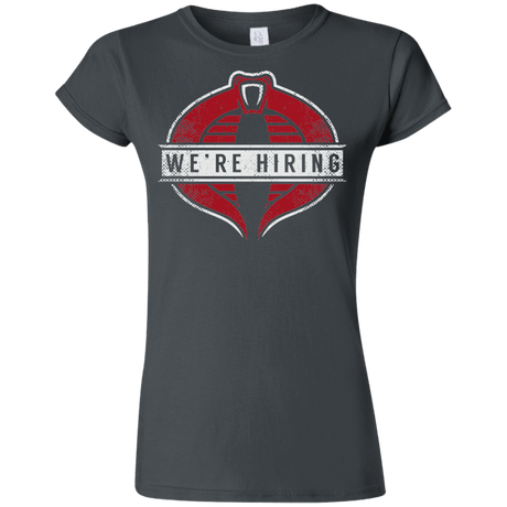 T-Shirts Charcoal / S We're Hiring Junior Slimmer-Fit T-Shirt