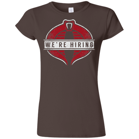 T-Shirts Dark Chocolate / S We're Hiring Junior Slimmer-Fit T-Shirt