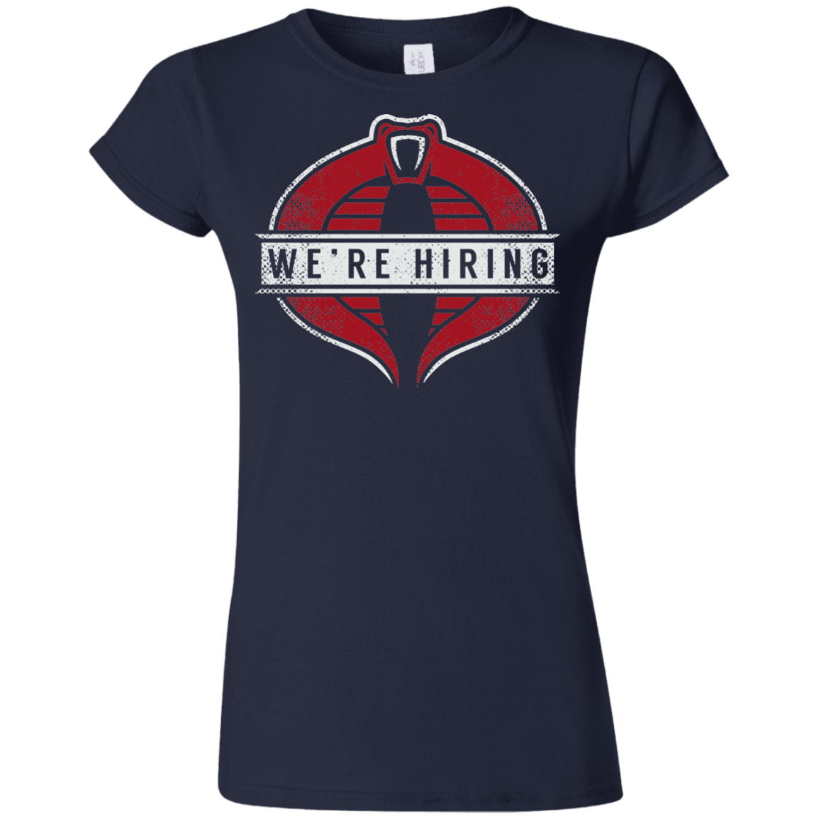 T-Shirts Navy / S We're Hiring Junior Slimmer-Fit T-Shirt