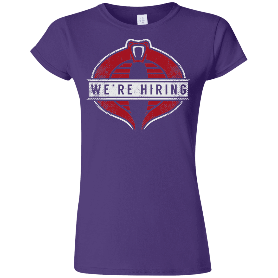 T-Shirts Purple / S We're Hiring Junior Slimmer-Fit T-Shirt