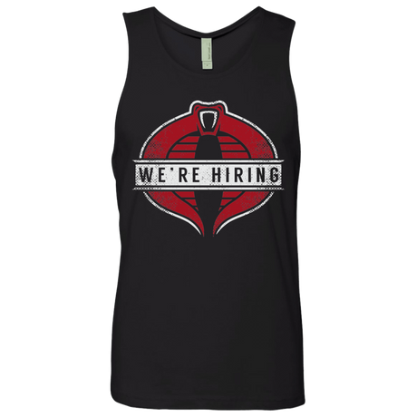 T-Shirts Black / S We're Hiring Men's Premium Tank Top