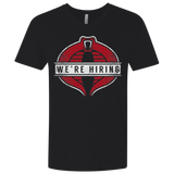 T-Shirts Black / X-Small We're Hiring Men's Premium V-Neck