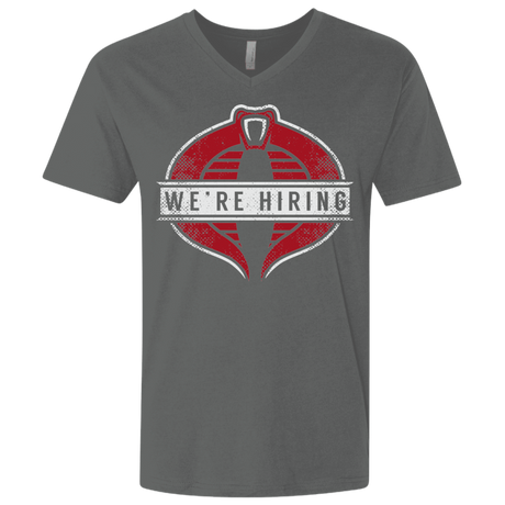 T-Shirts Heavy Metal / X-Small We're Hiring Men's Premium V-Neck