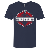 T-Shirts Midnight Navy / X-Small We're Hiring Men's Premium V-Neck