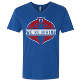 T-Shirts Royal / X-Small We're Hiring Men's Premium V-Neck