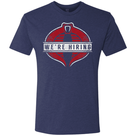 T-Shirts Vintage Navy / S We're Hiring Men's Triblend T-Shirt