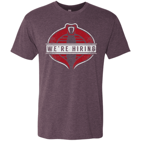 T-Shirts Vintage Purple / S We're Hiring Men's Triblend T-Shirt