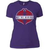 T-Shirts Purple Rush/ / X-Small We're Hiring Women's Premium T-Shirt