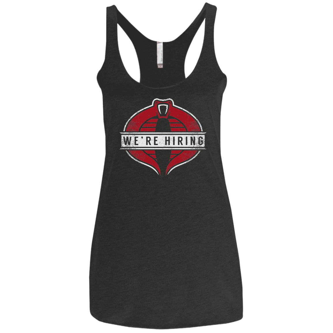 We're Hiring Women's Triblend Racerback Tank