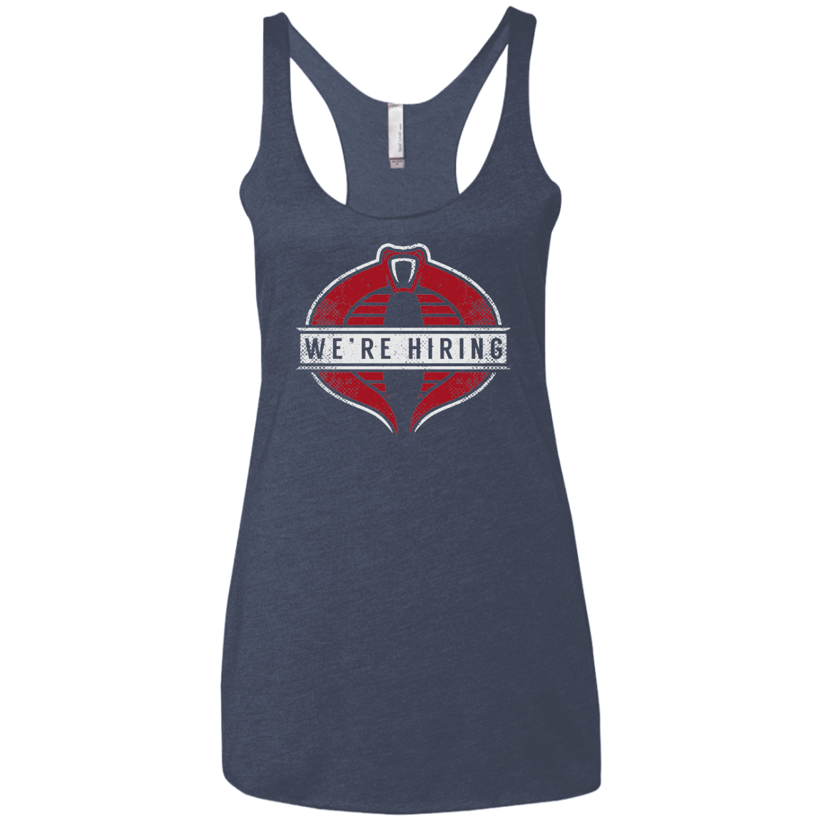We're Hiring Women's Triblend Racerback Tank