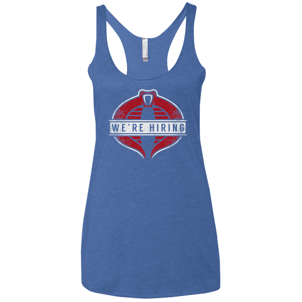 We're Hiring Women's Triblend Racerback Tank
