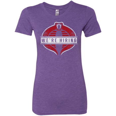 T-Shirts Purple Rush / S We're Hiring Women's Triblend T-Shirt
