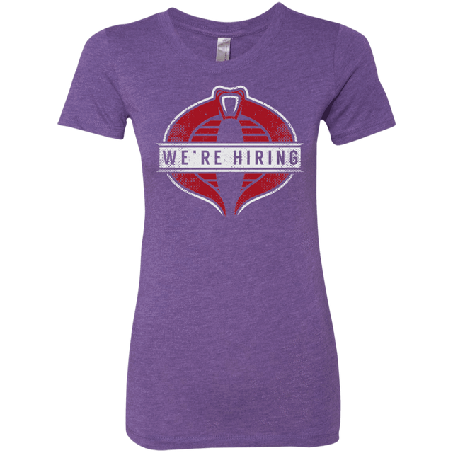 T-Shirts Purple Rush / S We're Hiring Women's Triblend T-Shirt
