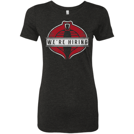 T-Shirts Vintage Black / S We're Hiring Women's Triblend T-Shirt