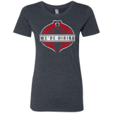 T-Shirts Vintage Navy / S We're Hiring Women's Triblend T-Shirt