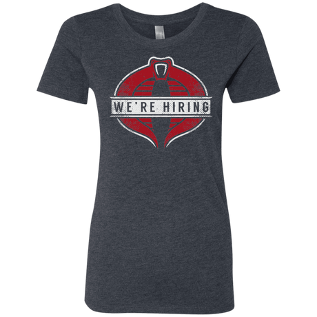 T-Shirts Vintage Navy / S We're Hiring Women's Triblend T-Shirt