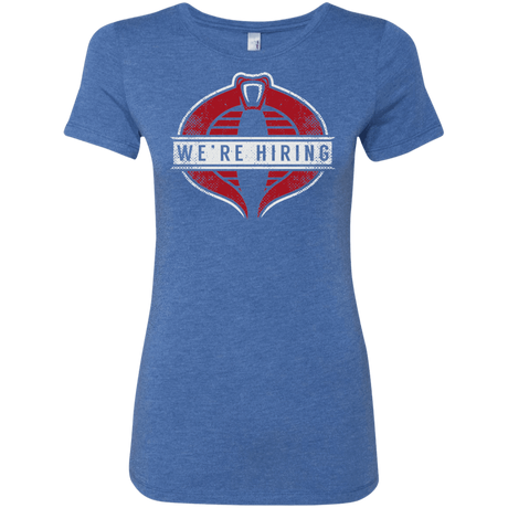 T-Shirts Vintage Royal / S We're Hiring Women's Triblend T-Shirt