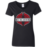 We're Hiring Women's V-Neck T-Shirt