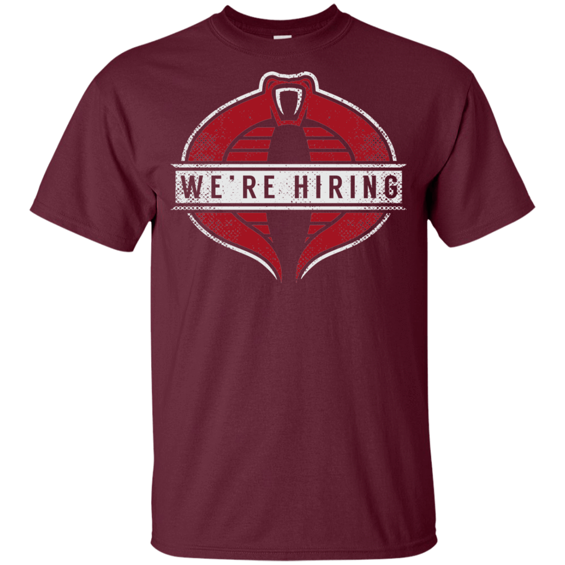 T-Shirts Maroon / YXS We're Hiring Youth T-Shirt