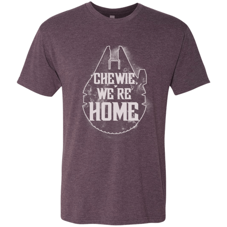 T-Shirts Vintage Purple / Small We're Home Men's Triblend T-Shirt