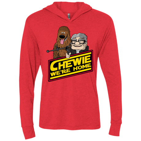 T-Shirts Vintage Red / X-Small We're home Triblend Long Sleeve Hoodie Tee