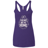 T-Shirts Purple / X-Small We're Home Women's Triblend Racerback Tank