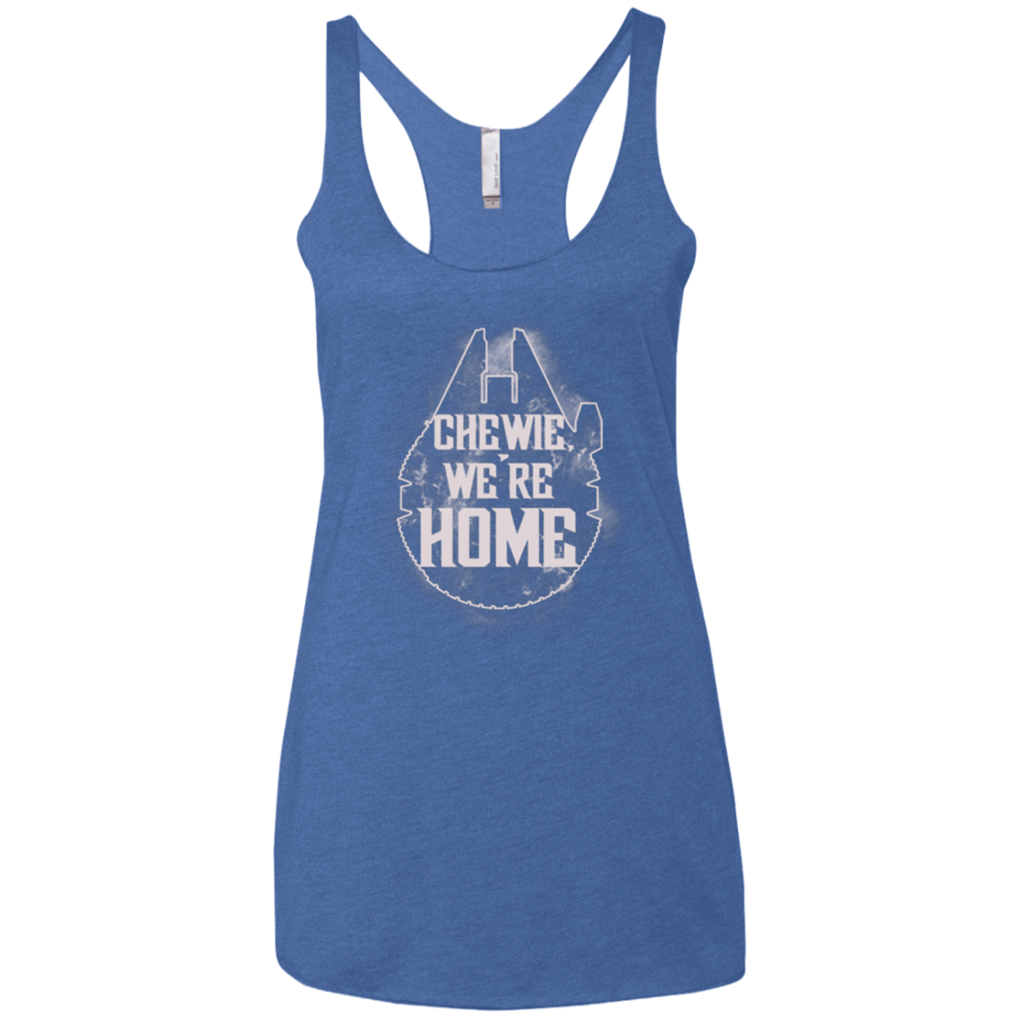 T-Shirts Vintage Royal / X-Small We're Home Women's Triblend Racerback Tank