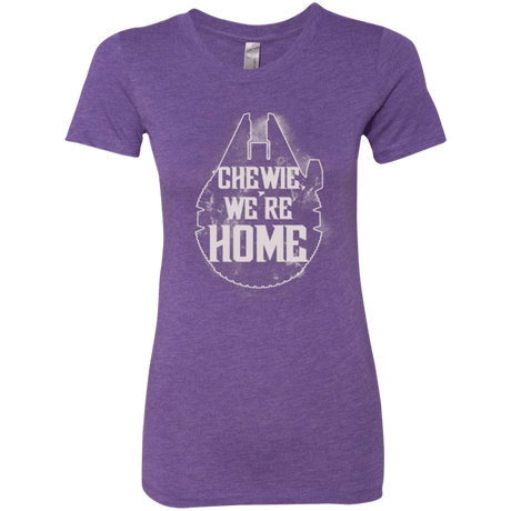 T-Shirts Purple Rush / Small We're Home Women's Triblend T-Shirt