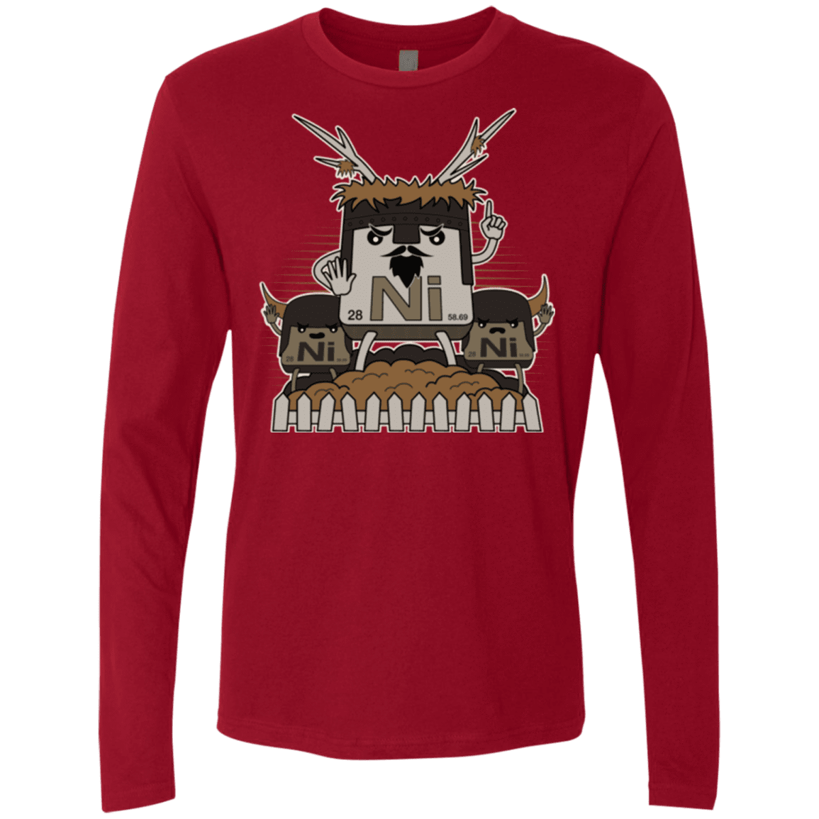 T-Shirts Cardinal / Small We want chemistry Men's Premium Long Sleeve