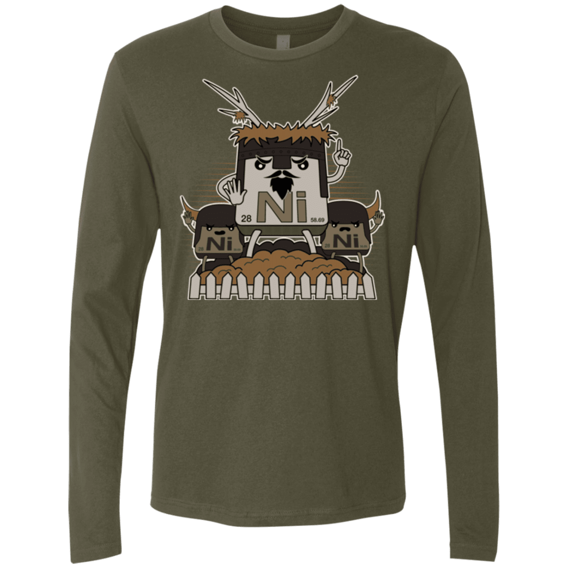 T-Shirts Military Green / Small We want chemistry Men's Premium Long Sleeve