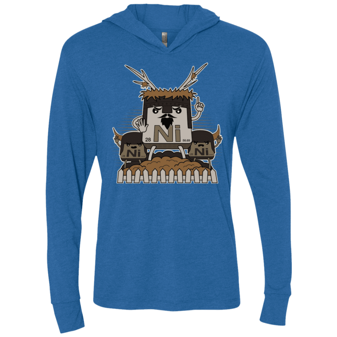 T-Shirts Vintage Royal / X-Small We want chemistry Triblend Long Sleeve Hoodie Tee