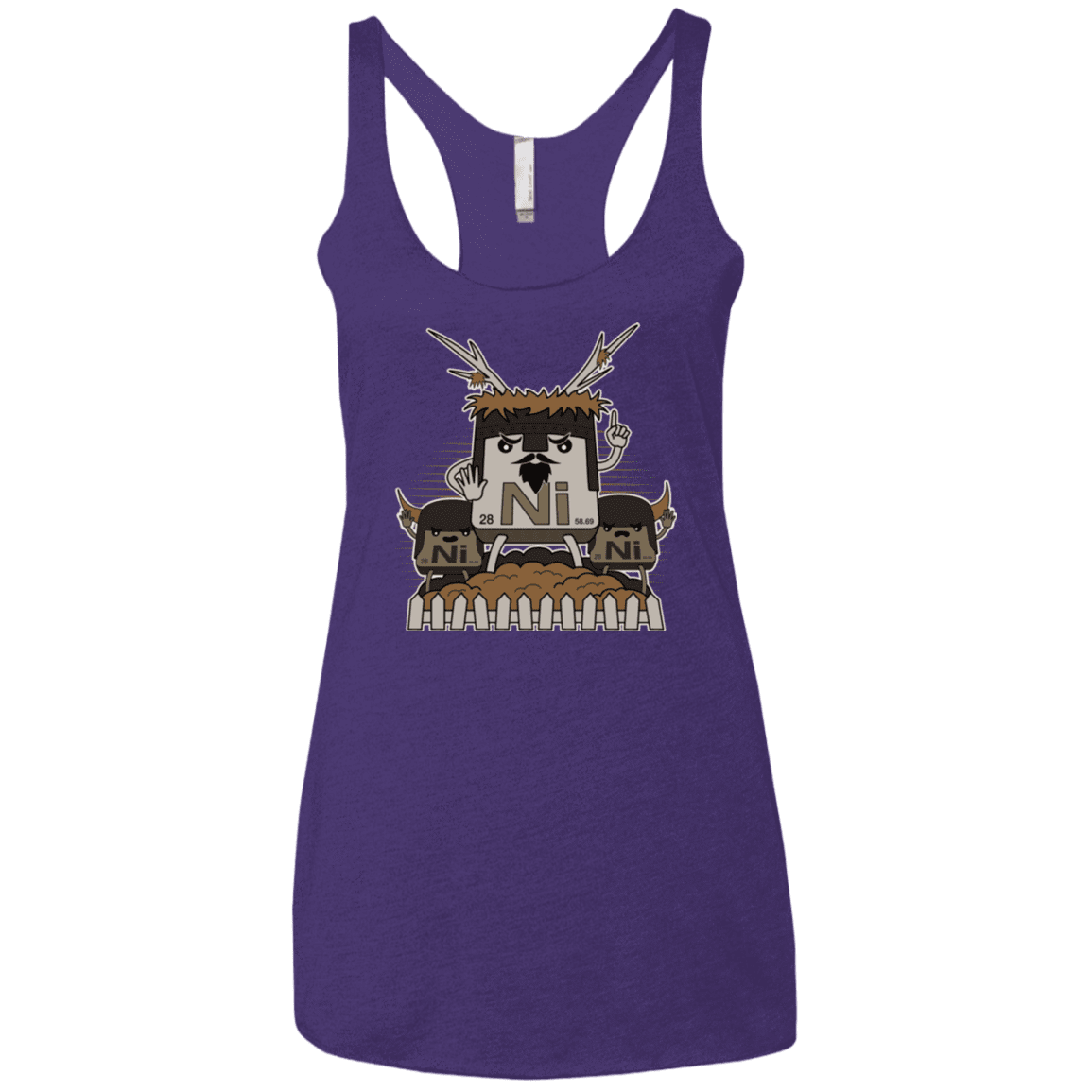 T-Shirts Purple / X-Small We want chemistry Women's Triblend Racerback Tank