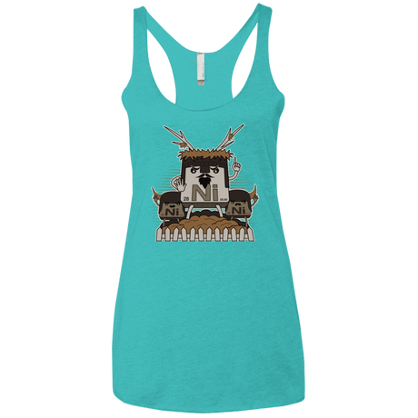 T-Shirts Tahiti Blue / X-Small We want chemistry Women's Triblend Racerback Tank