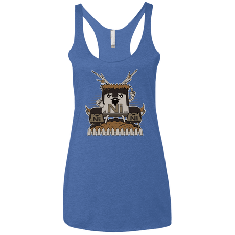 T-Shirts Vintage Royal / X-Small We want chemistry Women's Triblend Racerback Tank