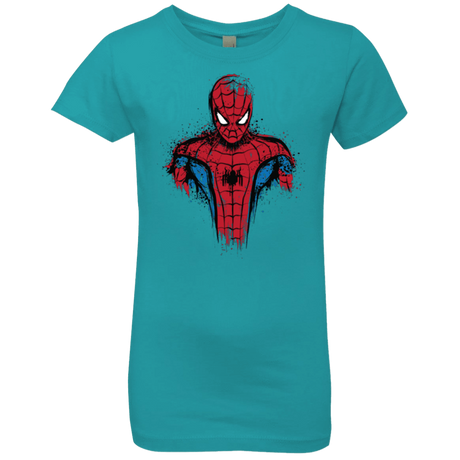 T-Shirts Tahiti Blue / YXS Web warrior Girls Premium T-Shirt