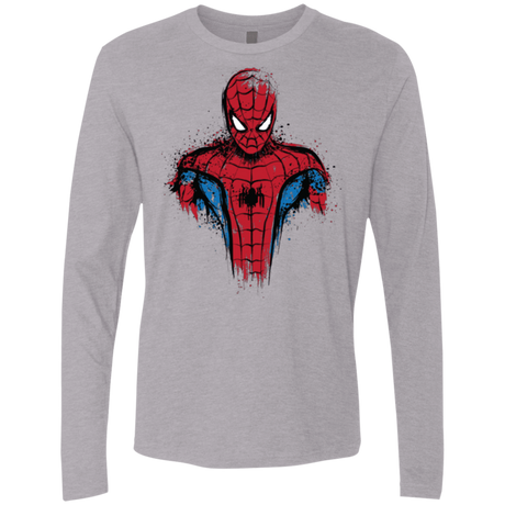 T-Shirts Heather Grey / Small Web warrior Men's Premium Long Sleeve