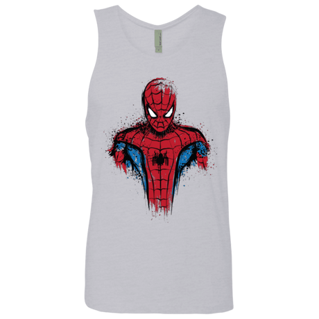T-Shirts Heather Grey / Small Web warrior Men's Premium Tank Top