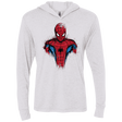 T-Shirts Heather White / X-Small Web warrior Triblend Long Sleeve Hoodie Tee