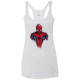 T-Shirts Heather White / X-Small Web warrior Women's Triblend Racerback Tank