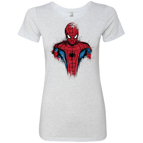 T-Shirts Heather White / Small Web warrior Women's Triblend T-Shirt