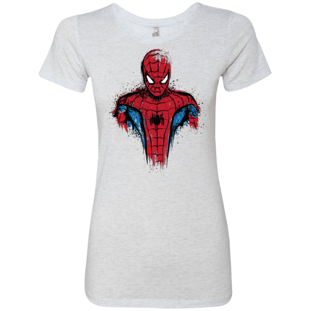 T-Shirts Heather White / Small Web warrior Women's Triblend T-Shirt